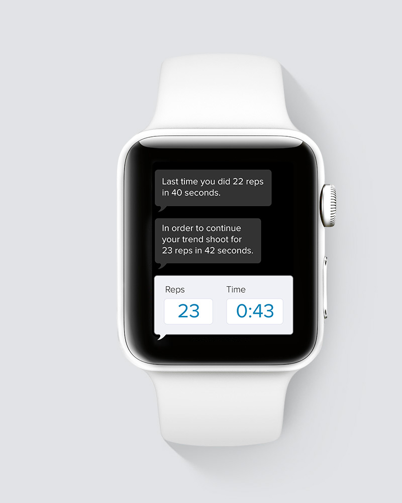 ShapeLog watch app design by Blue Flame Thinking