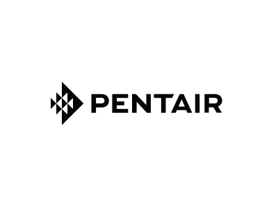 Pentair's logo, Blue Flame Thinking client