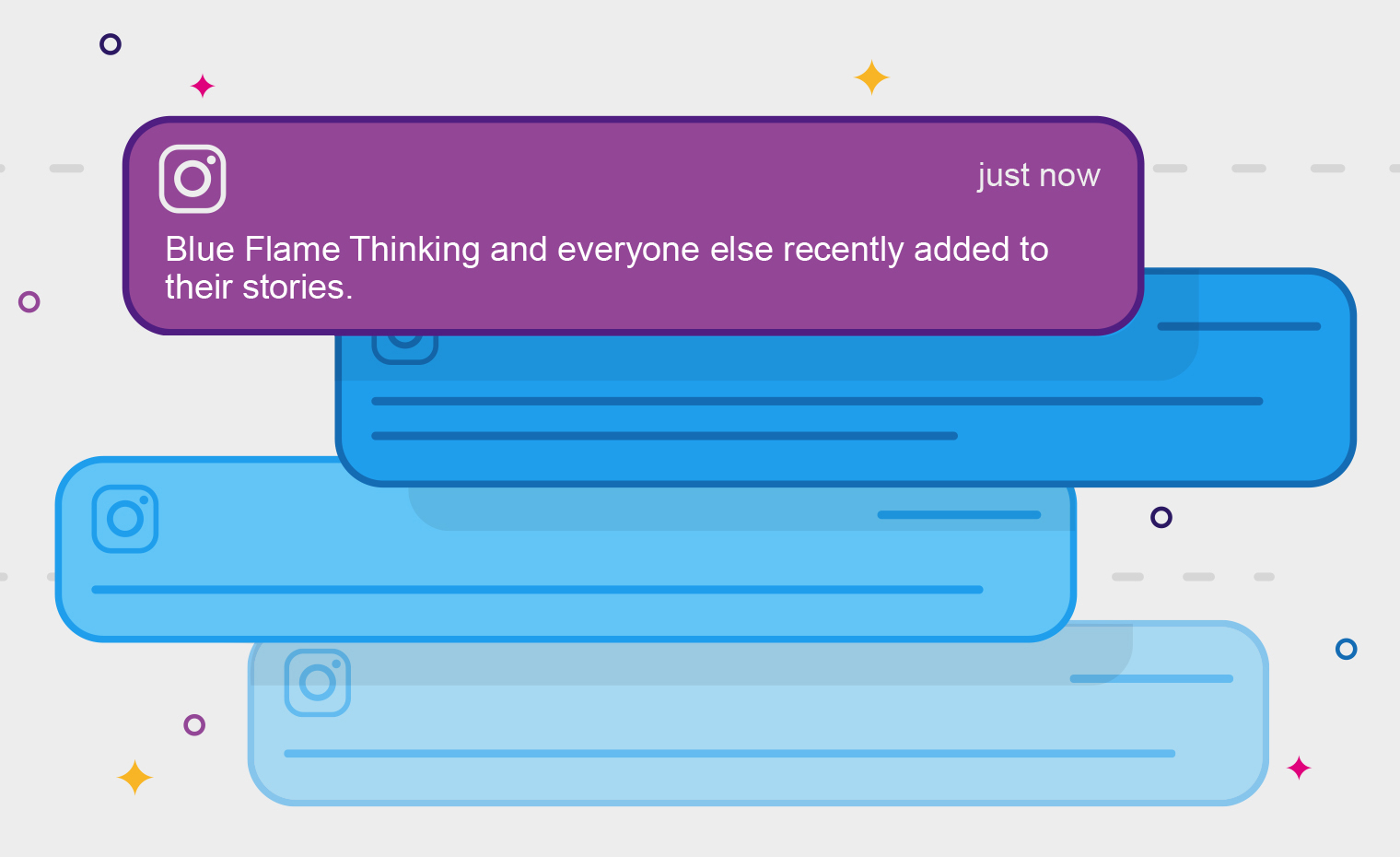 Blue Flame Thinking Has Updated it's Story for Social in 2019
