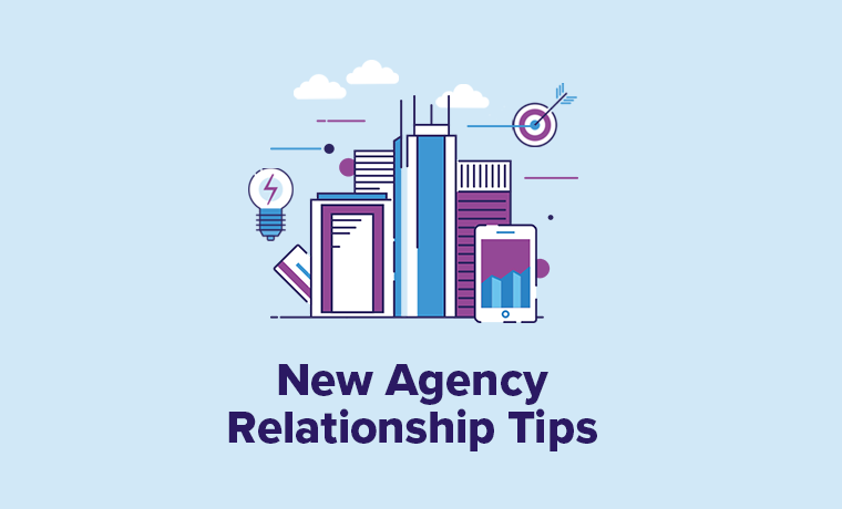 New Agency Relationship Tips Blue Flame Thinking Illustration