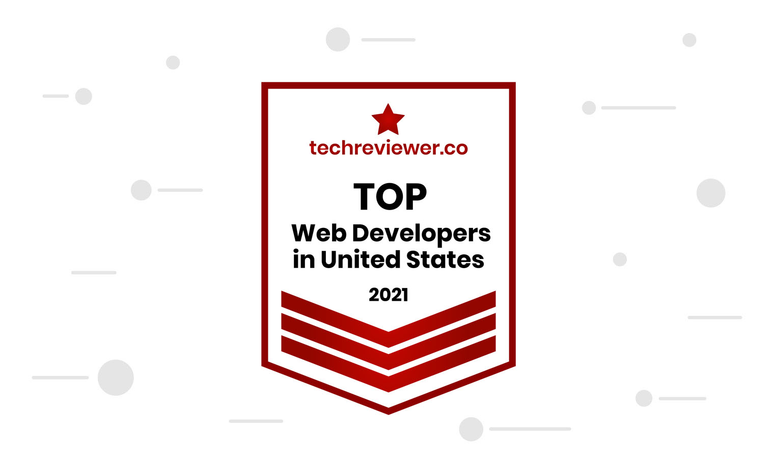 Blue Flame Thinking wins Tech Reviewer 2021 Top Web & App Development Companies in the U.S.