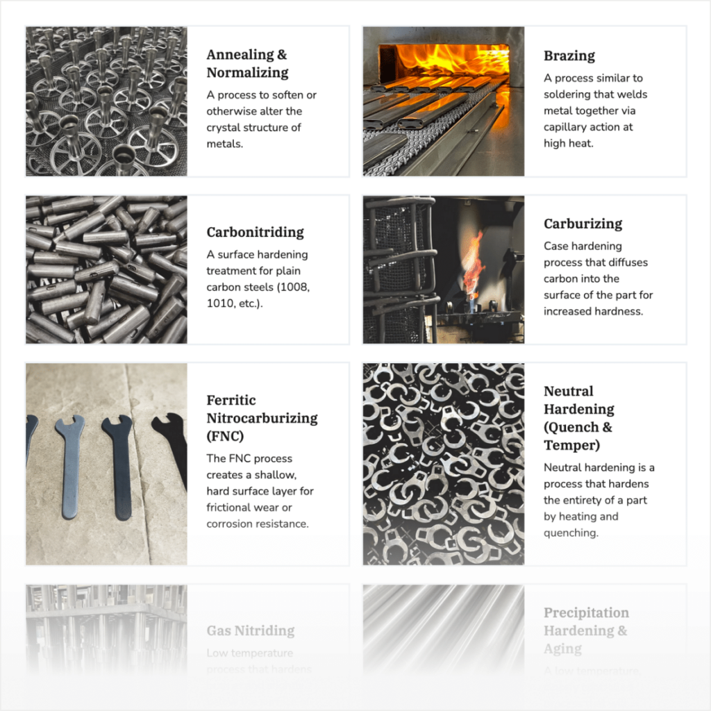 Darby metal treating new website services