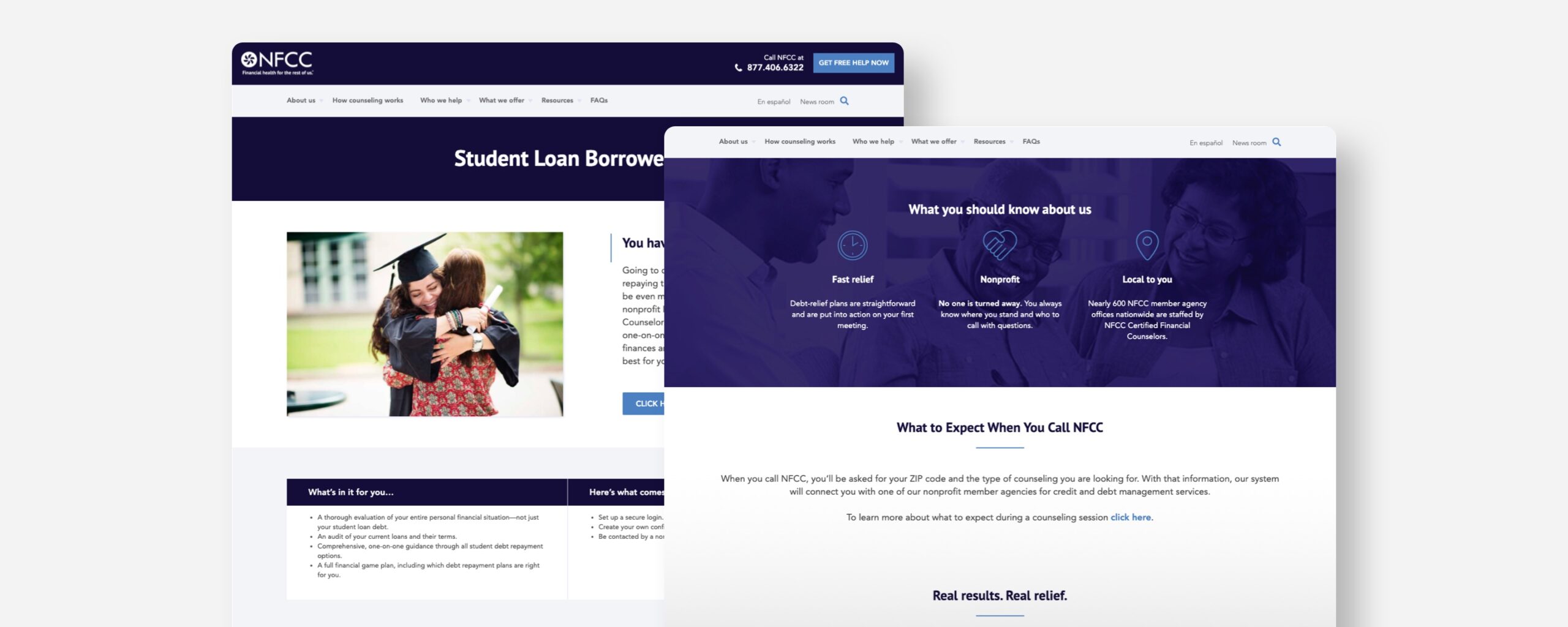 National Foundation for Credit Counseling® (NFCC®) new website design