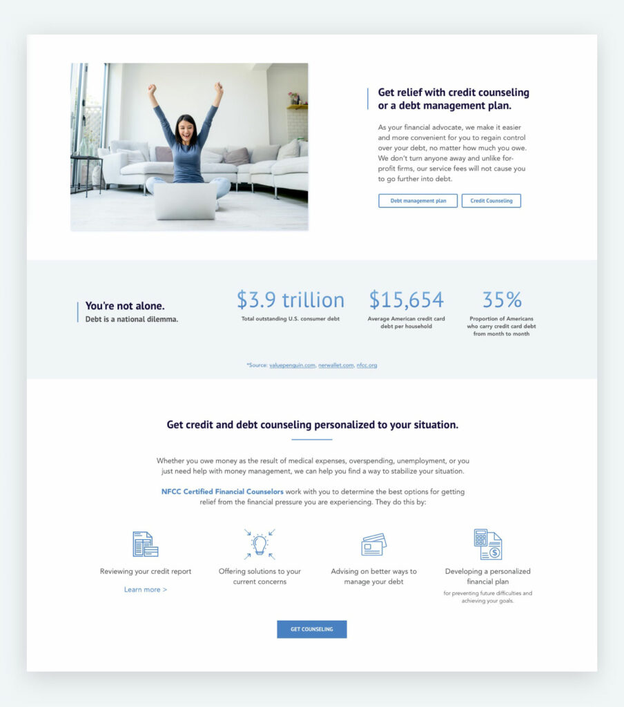 National Foundation for Credit Counseling® (NFCC®) website refresh