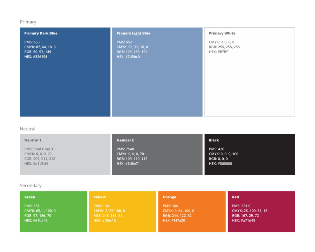 Advisor Group Brand Colors by Blue Flame Thinking