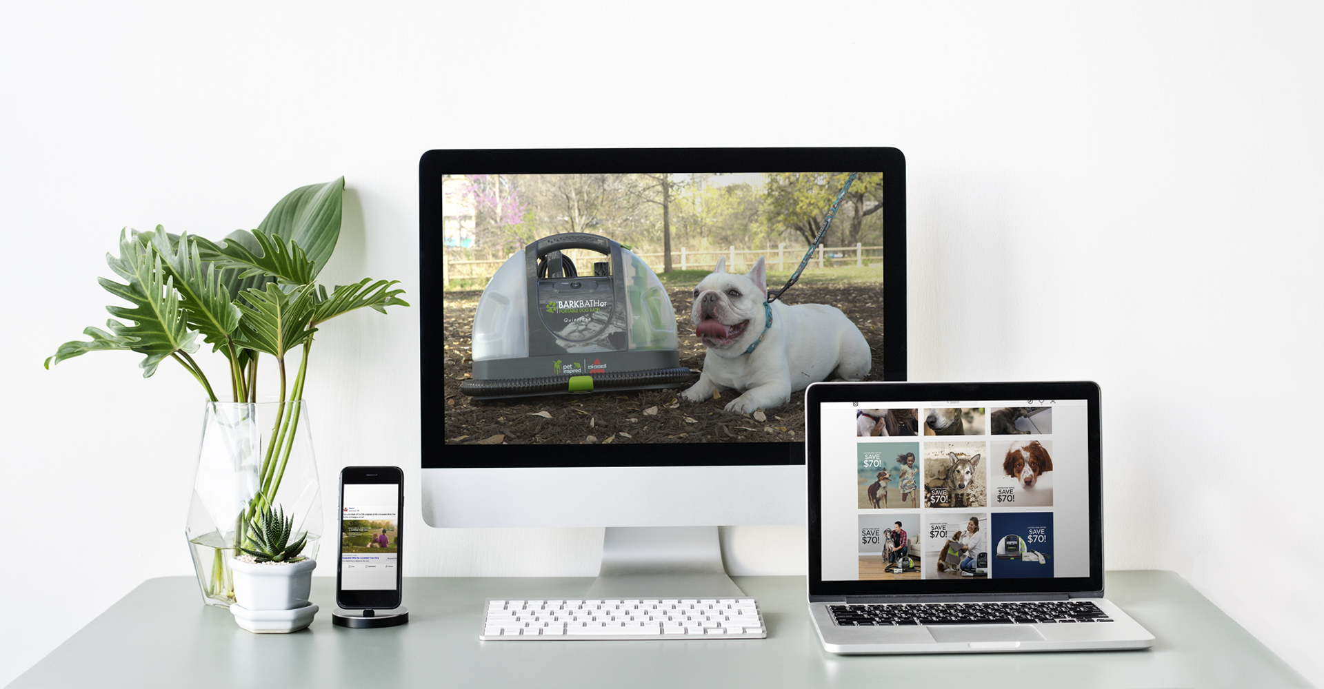 BISSELL BARKBATH™ Product Launch Campaign banner image by Blue Flame Thinking