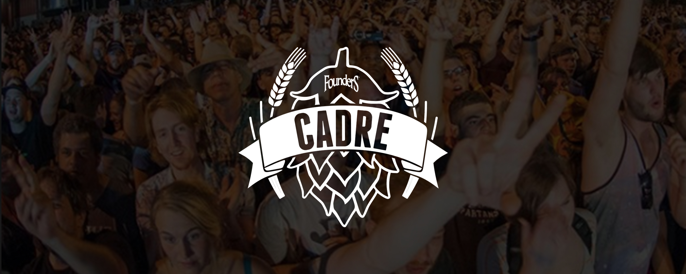 Banner for Founders Brewing's Cadre marketing automation system by Blue Flame Thinking.