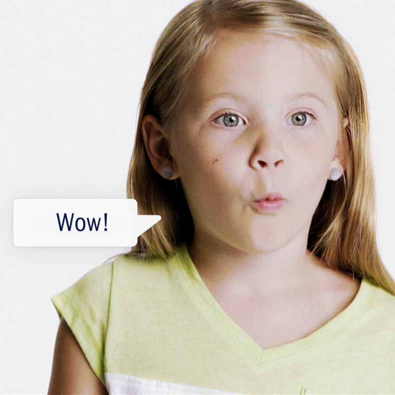 Amway Child's Play image of child saying Wow!